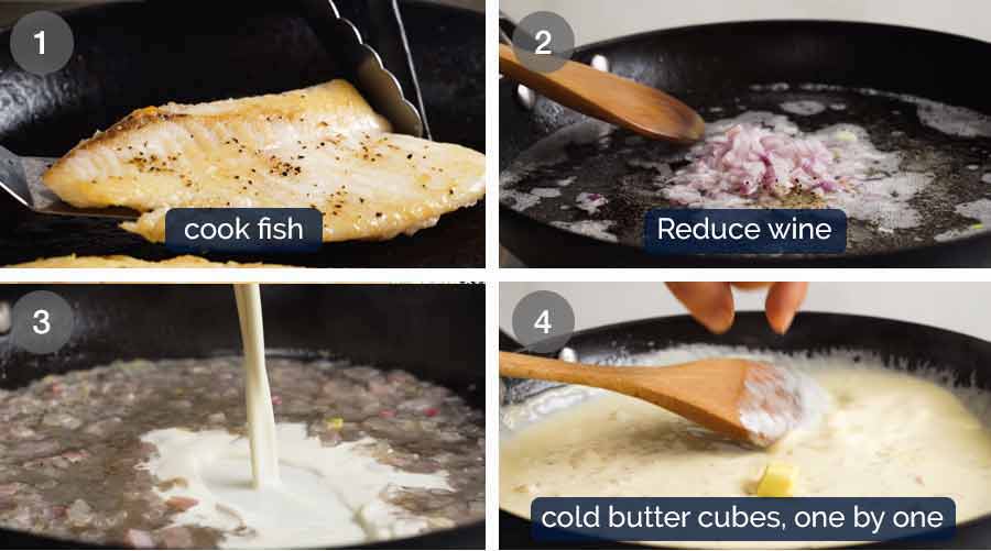 Cómo hacer pescado con salsa de vino blanco