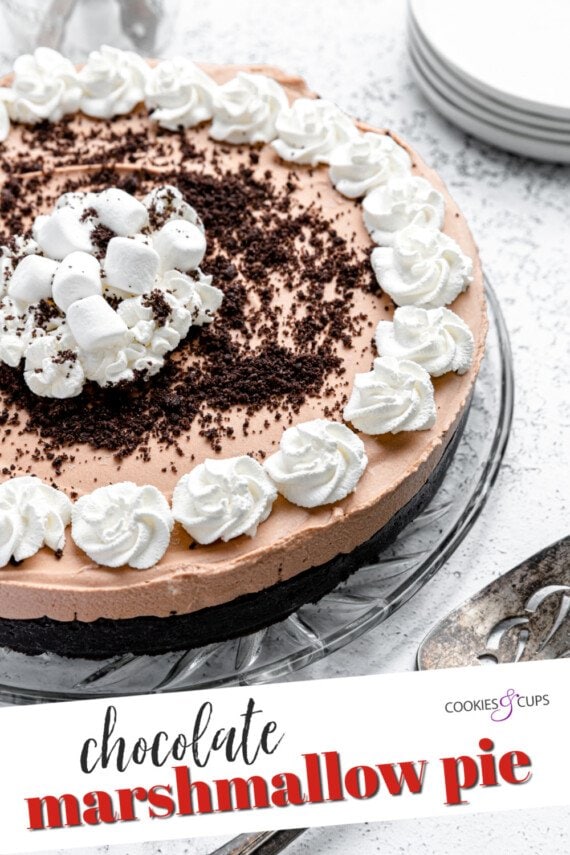 Pastel de chocolate y malvavisco Imagen de Pinterest