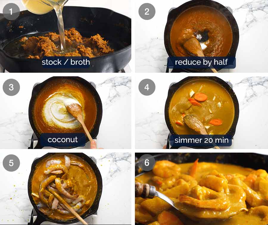 Cómo hacer curry amarillo tailandés