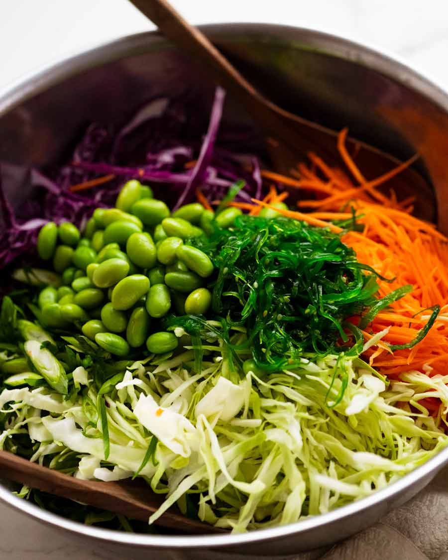 Preparar ensalada japonesa - El imitador de Chargrill Charlie