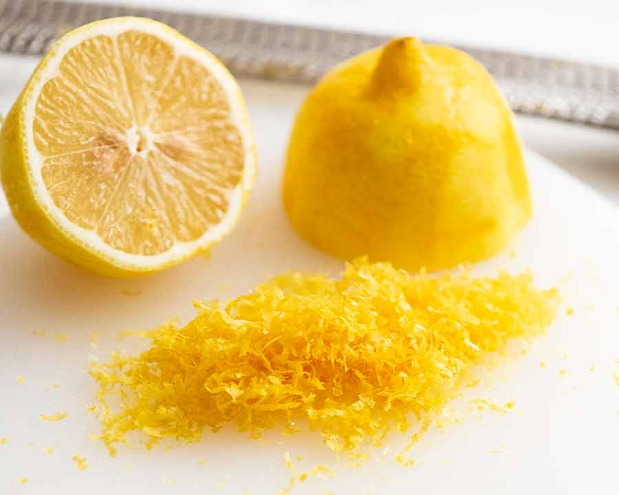 Ralladura de limón para tarta de limón