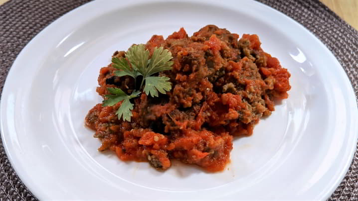 Hacer la receta de albóndigas vegetarianas con berenjenas