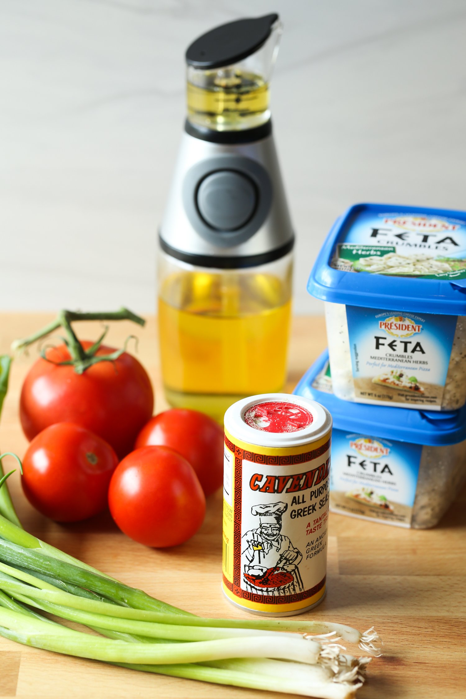 ingredientes de salsa de queso feta