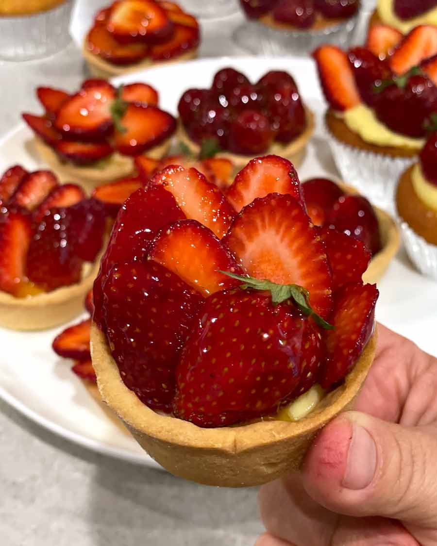 Haciendo un libro de cocina - Strawberry Tart fail