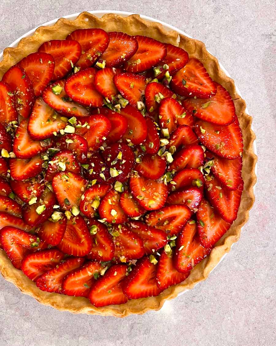 Haciendo un libro de cocina - Tarta de fresa falla