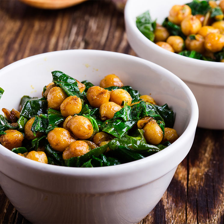 4 recetas veganas con garbanzos sencillas y riquísimas 6 garbanozos con espinacas