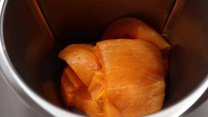 Echamos la calabaza y la trituramos