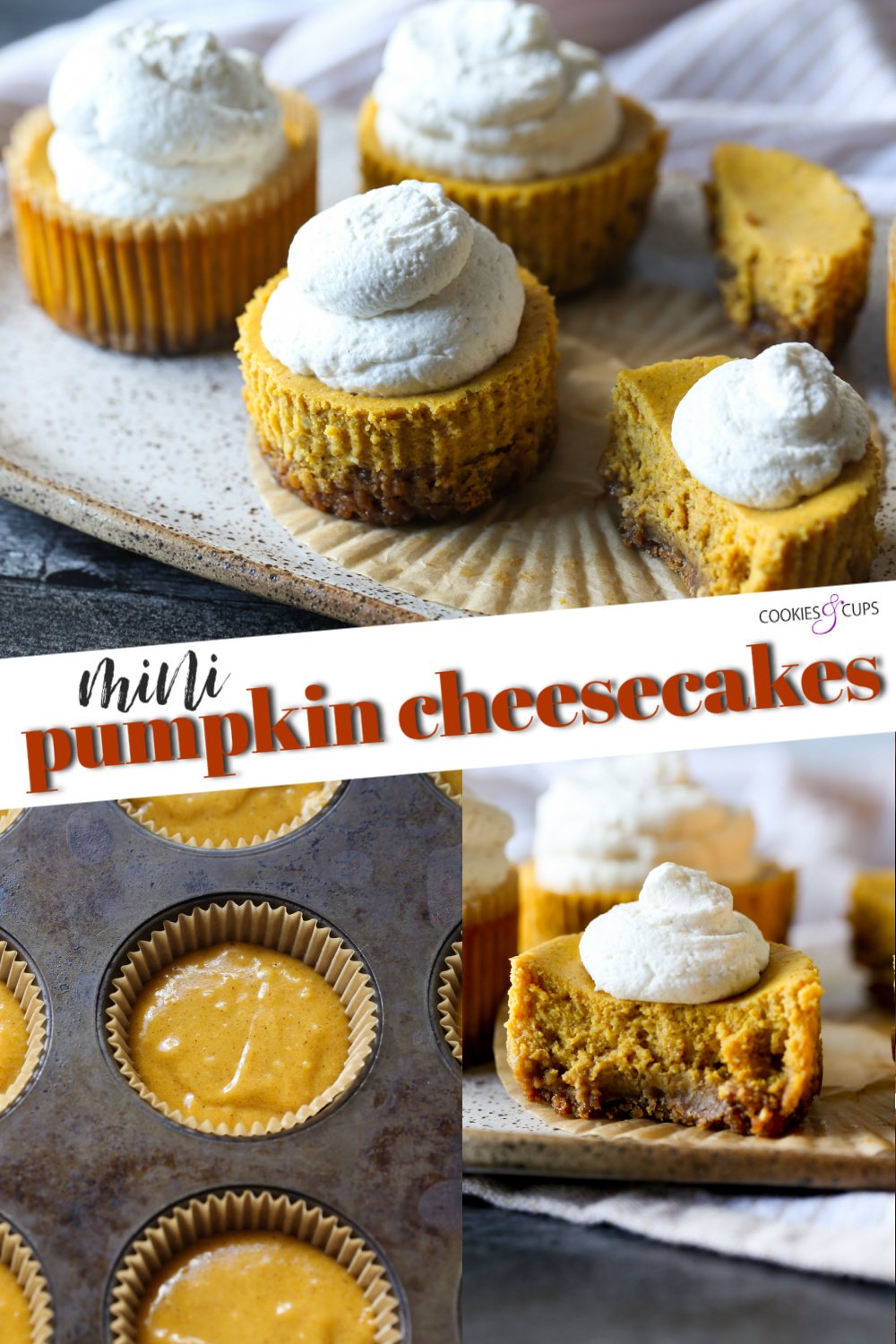 mini tartas de queso de calabaza imagen de pinterest
