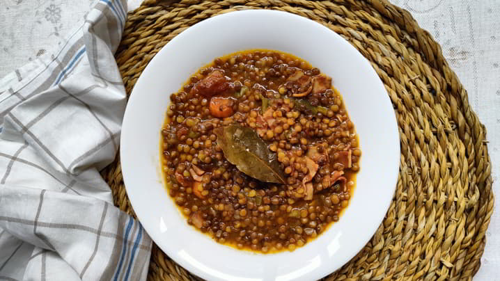 Cómo hacer unas lentejas estofadas caseras