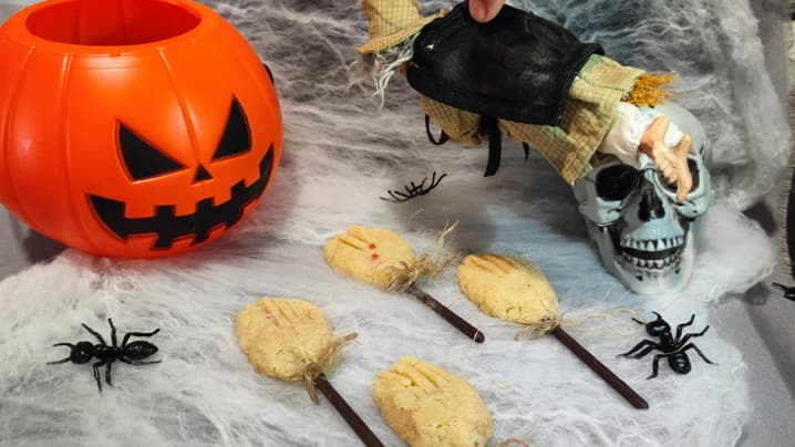 Como hacer con Thermomix las escobas de bruja