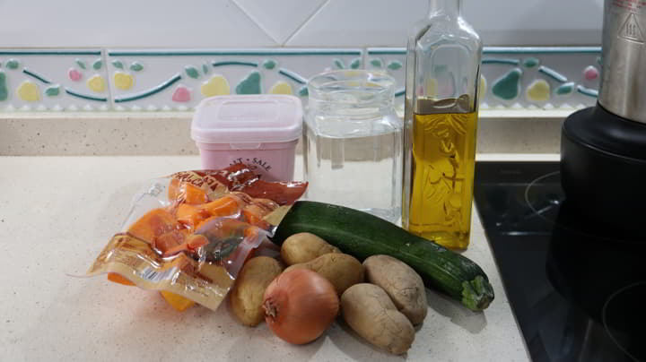 Los ingredientes necesarios para hacer el puré de calabaza en Mambo Ceoctec