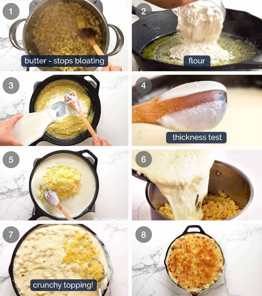 Cómo hacer macarrones con queso al horno