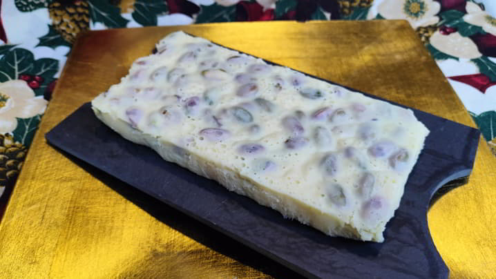 Como hacer con Thermomix turrón fácil de pistacho