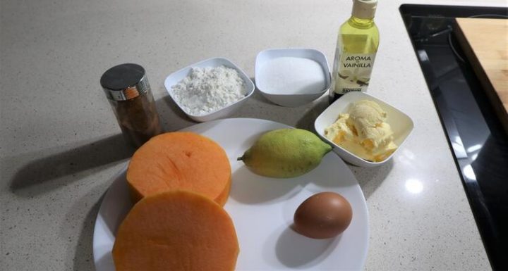 Los ingredientes necesarios para hacer las galletas de Halloween con Thermomix