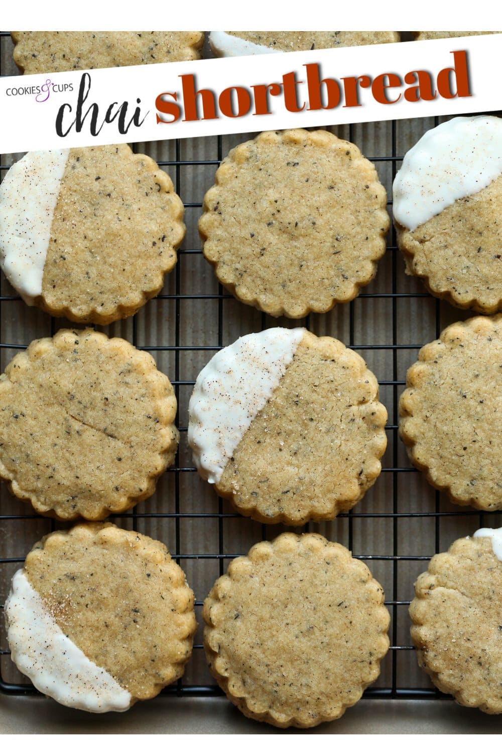 Imagen de Pinterest de chai shortbread