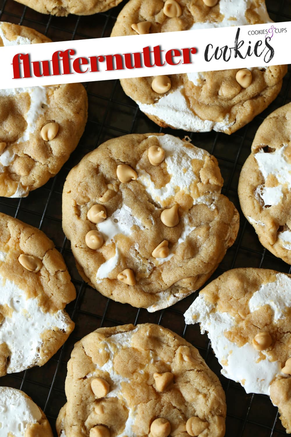 Imagen de Pinterest de galletas Fluffernutter