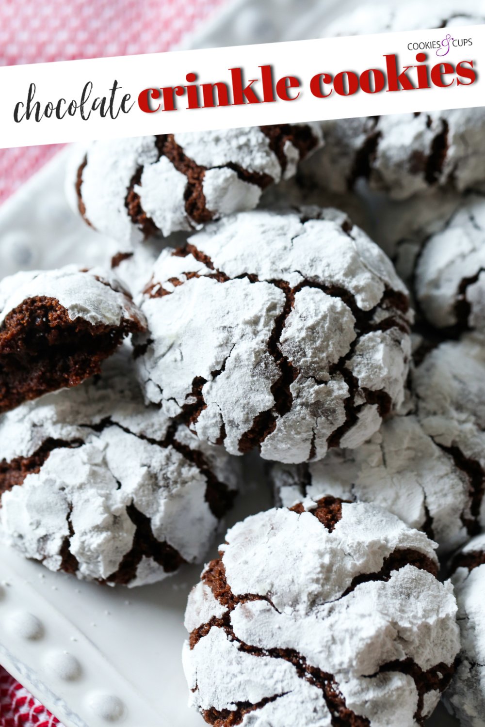 Galletas de chocolate arrugadas pinterest image