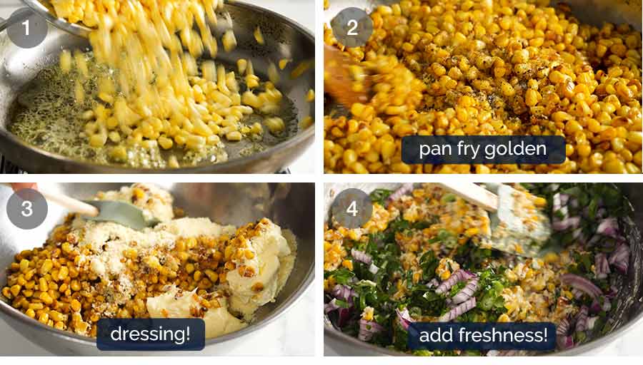 Cómo hacer ensalada mexicana de maíz
