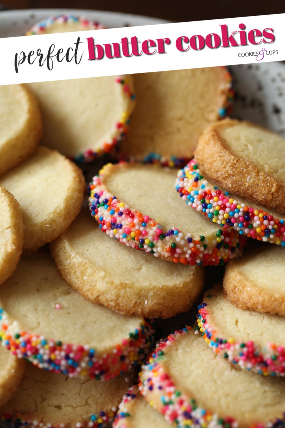 Imagen de Pinterest de galletas de mantequilla