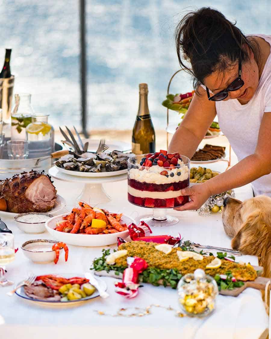 Menú de Navidad de verano australiano - Receta de NagiTin Eats