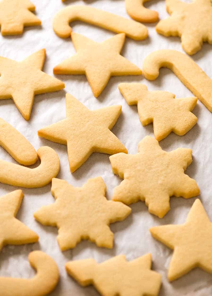 Foto de galletas de azúcar simples sin glaseado