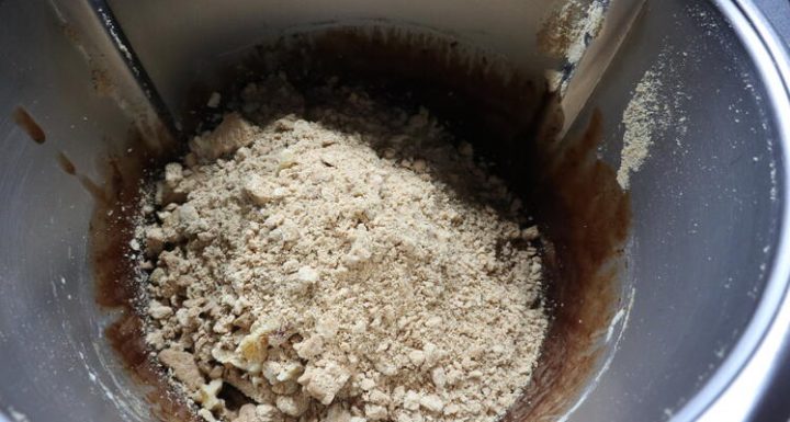 Los ingredientes para hacer el chorizo de chocolate en Thermomix