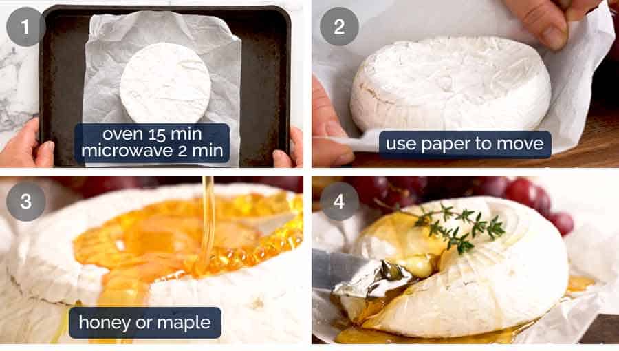Cómo hacer queso brie al horno