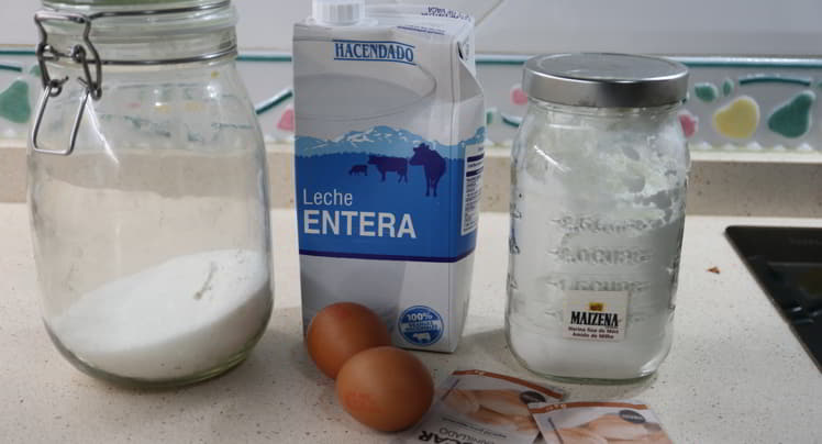 Los ingredientes necesarios para hacer el tronco de Navidad Thermomix