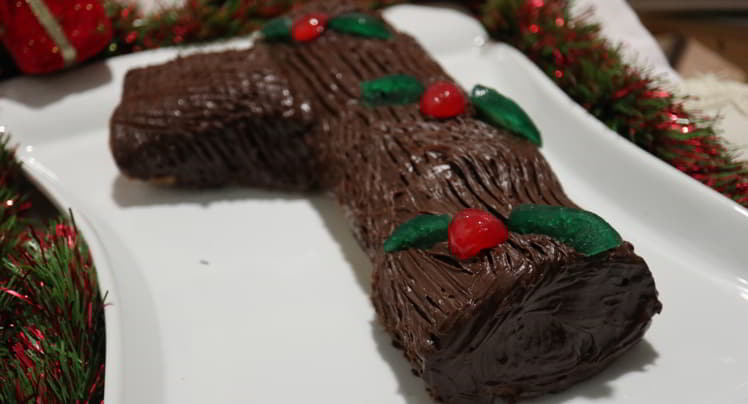 Como hacer con Thermomix un brazo gitano Navideño