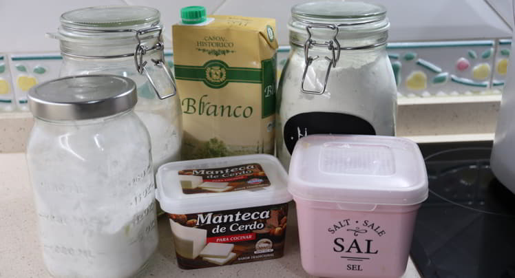 Los ingredientes necesarios para hacer nevaditos con Thermomix