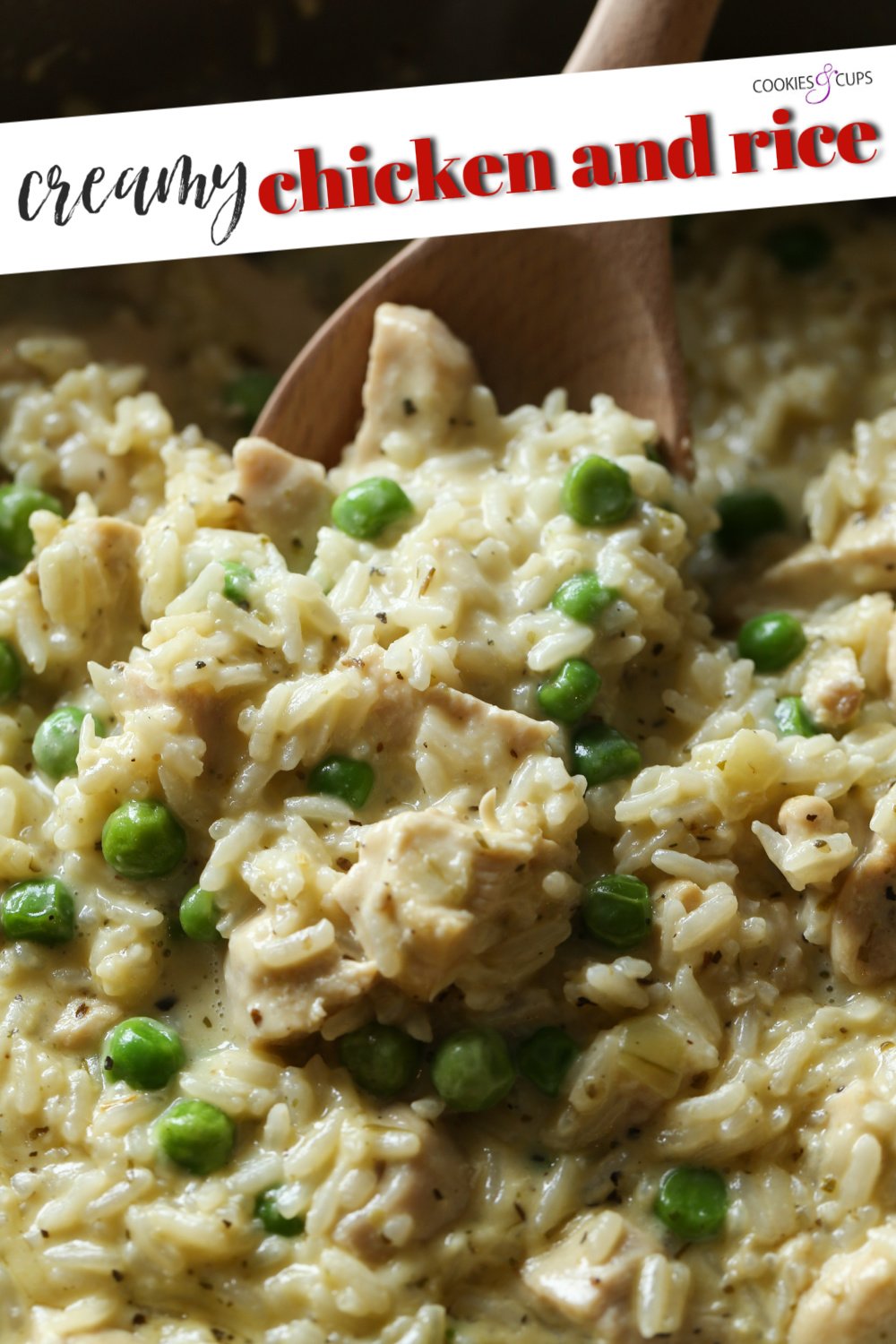 Pollo cremoso y arroz Imagen de Pinterest