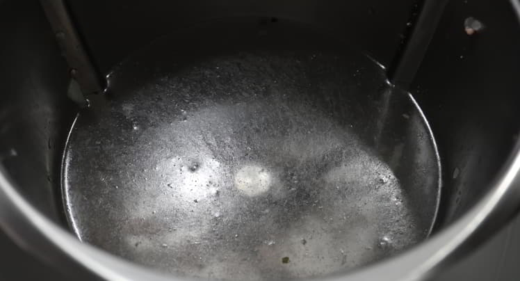 Calentamos el agua para la pasta