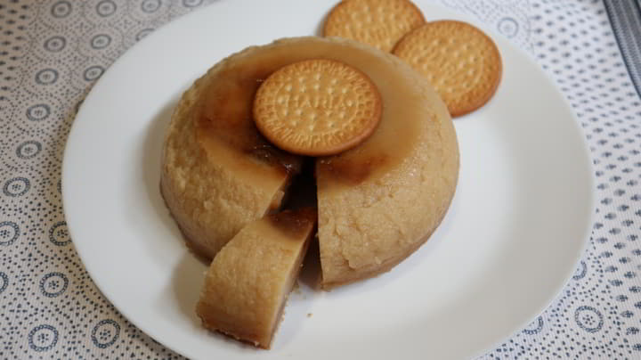 Como hacer con Thermomix el flan de galletas