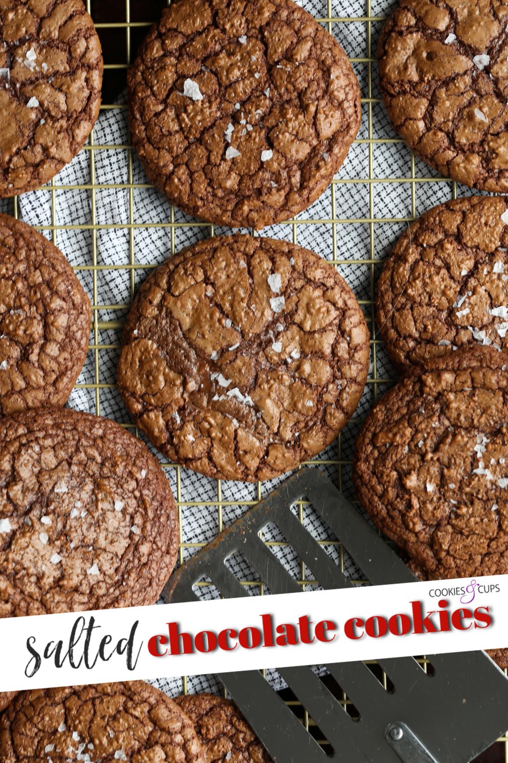 Imagen de Pinterest de galletas saladas de chocolate