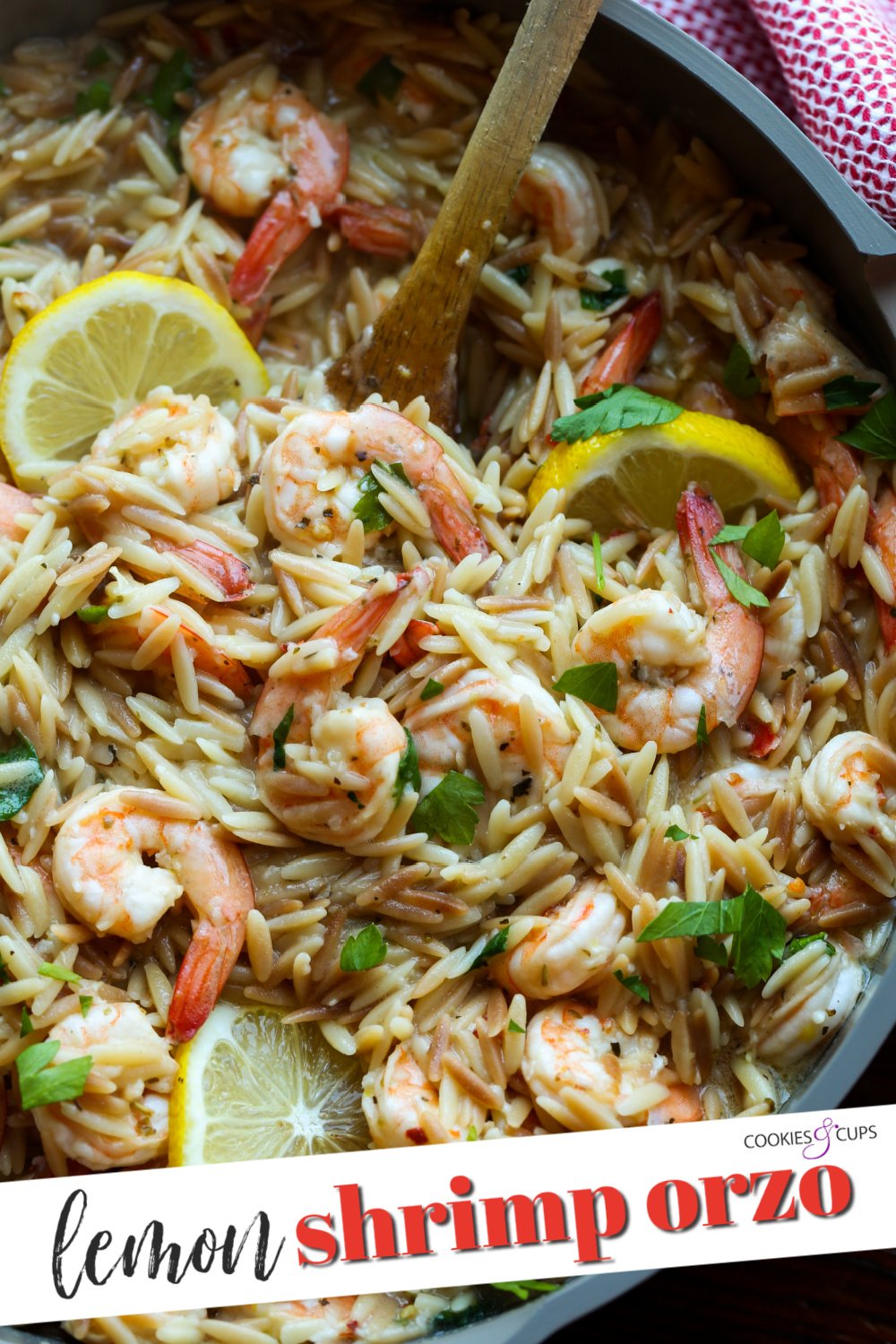 camarones y orzo imagen de pinterest