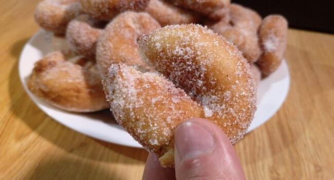 Receta de roscas terminadas hechas con el robot de cocina