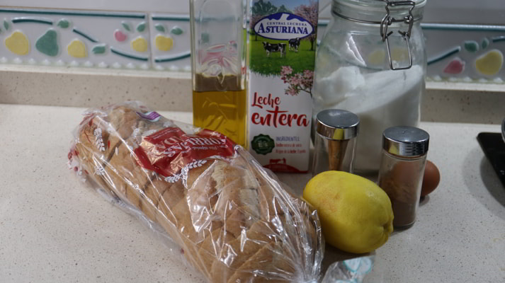 Los ingredientes para hacer torrijas con leche en Mambo Cecotec