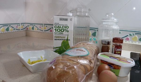 Los ingredientes necesarios para hacer torrijas al varoma