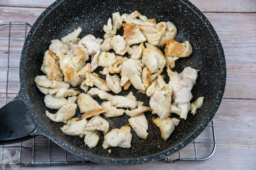 Pollo agridulce a la Hawaiana