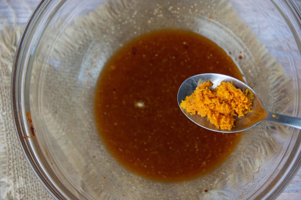 Pechuga de pollo a la naranja