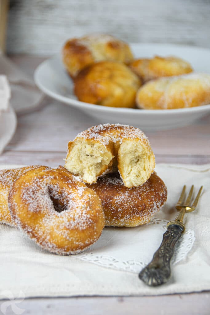 Rosquillas de leche super esponjosas