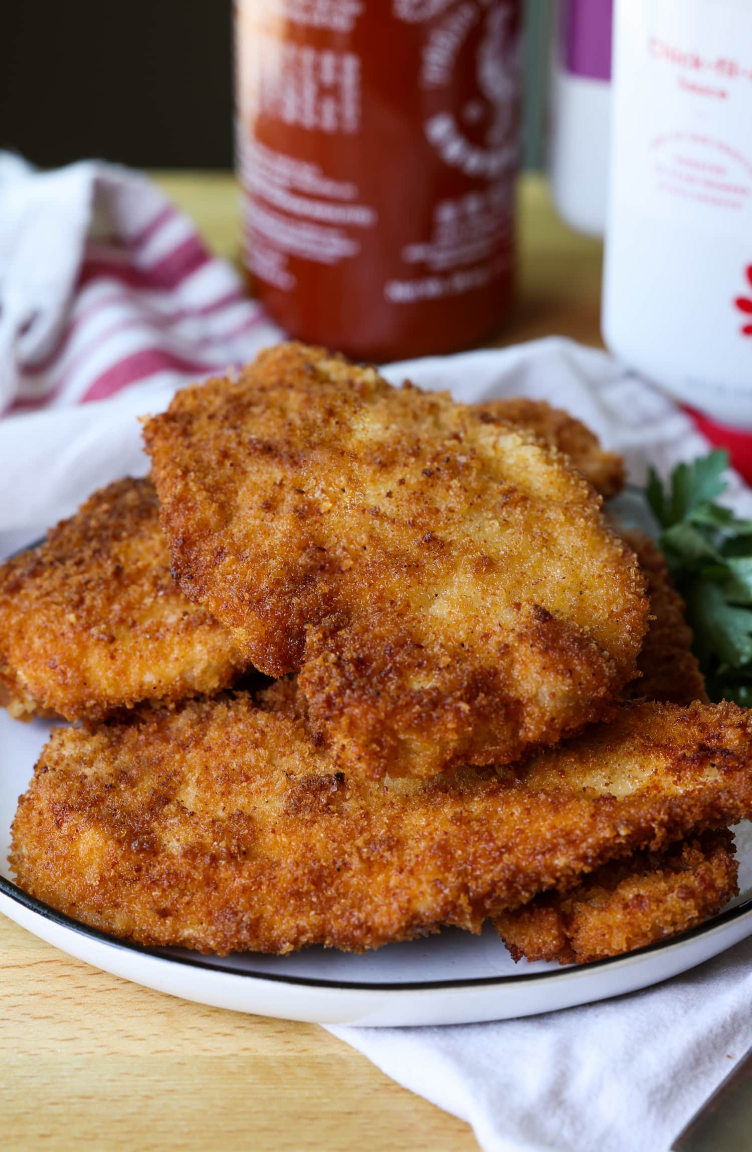 Pechugas De Pollo Fritas Y Crujientes