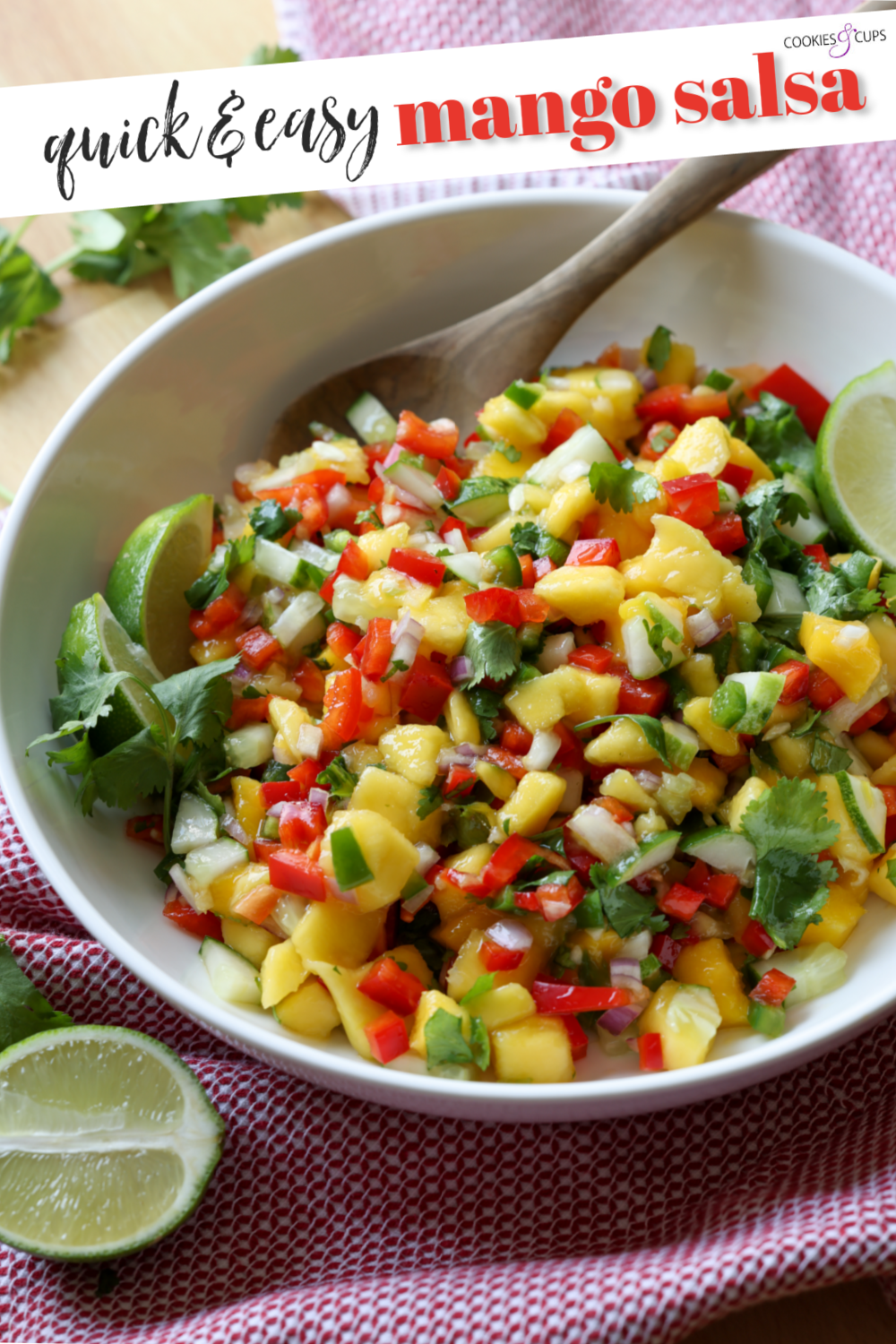 Imagen de Pinterest de salsa de mango