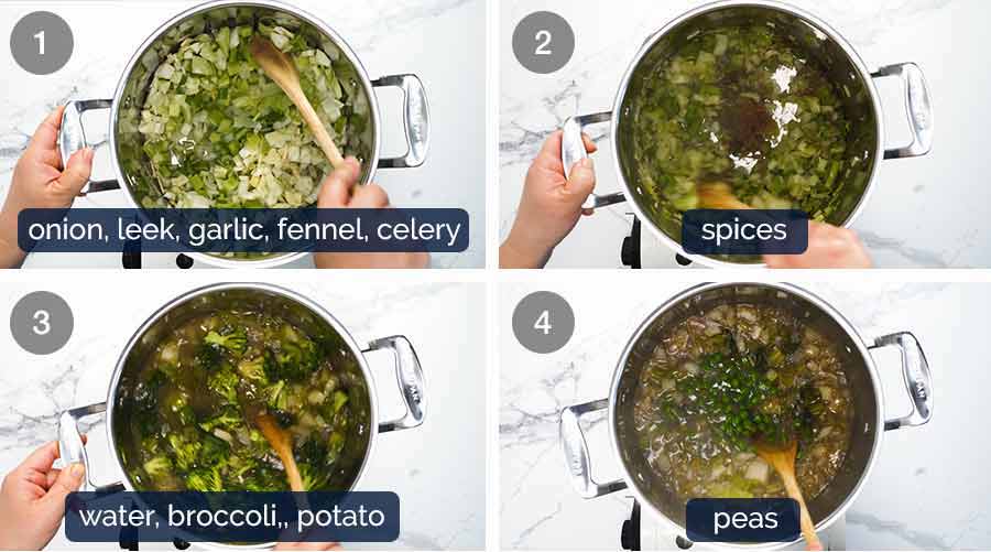 Cómo hacer sopa de diosa verde que aumenta la inmunidad