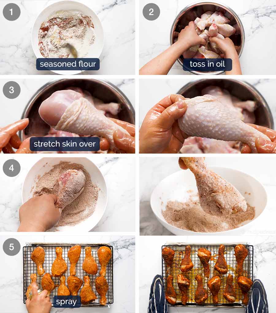 Cómo hacer muslos de pollo al horno crujientes