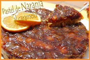 Pastel de naranja al caramelo