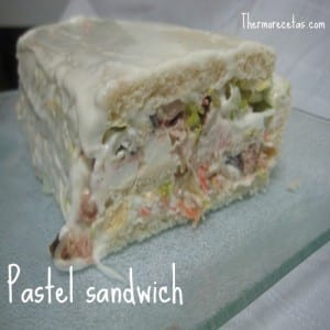Pastel sándwich