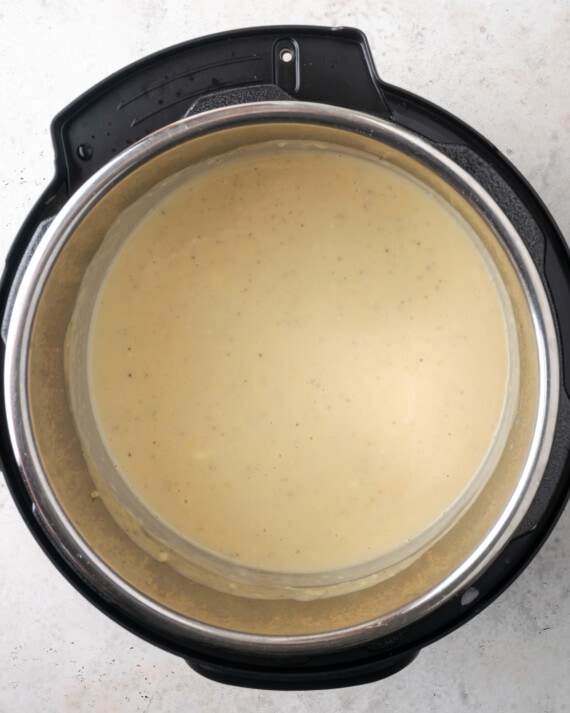 Sopa de patata en Instant Pot.
