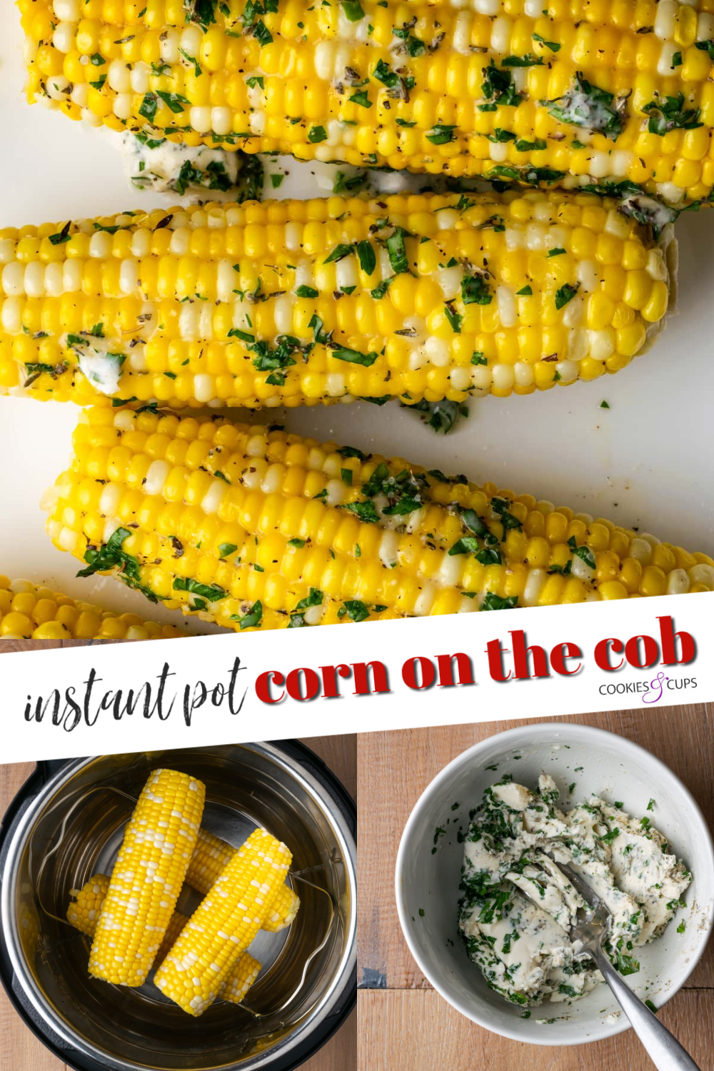 Instant Pot Corn on the Cob Imagen de Pinterest