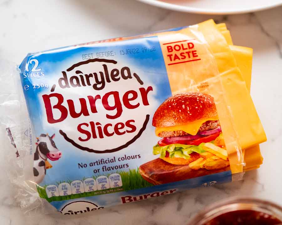 El mejor queso para hamburguesas con queso.